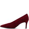 TAMARIS WOMENS MID HEEL COURT SHOE - MERLOT