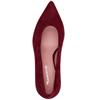 TAMARIS WOMENS MID HEEL COURT SHOE - MERLOT