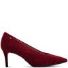 TAMARIS WOMENS MID HEEL COURT SHOE - MERLOT