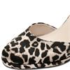 TAMARIS WOMENS HIGH HEEL STRAP SANDAL - LEOPARD ANIMAL PRINT