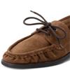 TAMARIS WOMENS LACE LOAFER - BROWN
