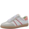 TAMARIS WOMENS LACE TRAINER - PEACH MULTI