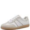 TAMARIS WOMENS LACE TRAINER - WHITE MULTI