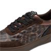 TAMARIS WOMENS LACE TRAINER - MOCCA MULTI