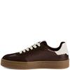 TAMARIS WOMENS LACE TRAINER - BROWN METALLIC