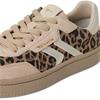 TAMARIS WOMENS LACE TRAINER - LEOPARD MULTI