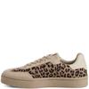 TAMARIS WOMENS LACE TRAINER - LEOPARD MULTI