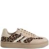 TAMARIS WOMENS LACE TRAINER - LEOPARD MULTI