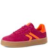 TAMARIS WOMENS LACE TRAINER - PINK NEON