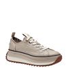 TAMARIS WOMENS WEDGE LACE TRAINER - LIGHT GOLD