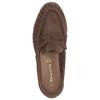 TAMARIS WOMENS FLAT LOAFER - MOCCA