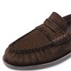 TAMARIS WOMENS SLIP ON LOAFER - MOCCA