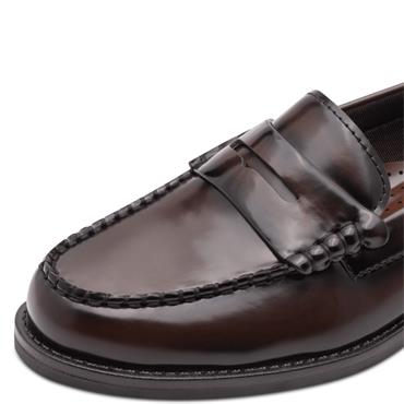 TAMARIS WOMENS SLIP ON LOAFER - MOCCA
