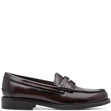 TAMARIS WOMENS SLIP ON LOAFER - MOCCA