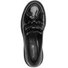 TAMARIS WOMENS SLIP ON LOAFER - BLACK