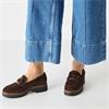 TAMARIS WOMENS SLIP ON LOAFER - MOCCA