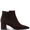 TAMARIS WOMENS COMFORT ANKLE BOOT - MOCCA