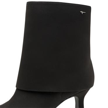 TAMARIS WOMENS COMFORT ANKLE BOOT - BLACK