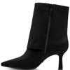 TAMARIS WOMENS COMFORT ANKLE BOOT - BLACK