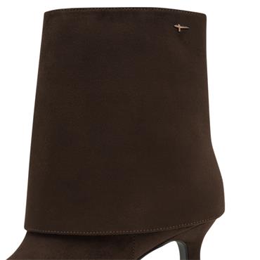 TAMARIS WOMENS COMFORT ANKLE BOOT - MOCCA