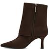 TAMARIS WOMENS COMFORT ANKLE BOOT - MOCCA