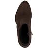 TAMARIS WOMENS ZIP ANKLE BOOT - MOCCA SUEDE
