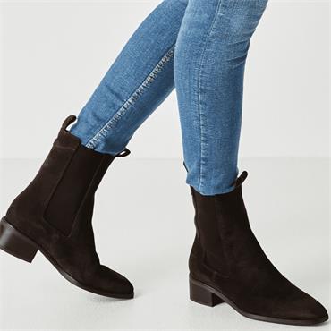 TAMARIS WOMENS HIGH LEG BOOT - MOCCA