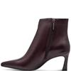 TAMARIS WOMENS ANKLE BOOT - MERLOT