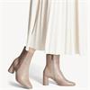 TAMARIS WOMENS ZIP ANKLE BOOT - TAUPE