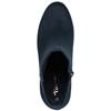 TAMARIS WOMENS ZIP ANKLE BOOT - NAVY SUEDE