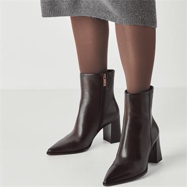 TAMARIS WOMENS ANKLE BOOT - MAHOGANY