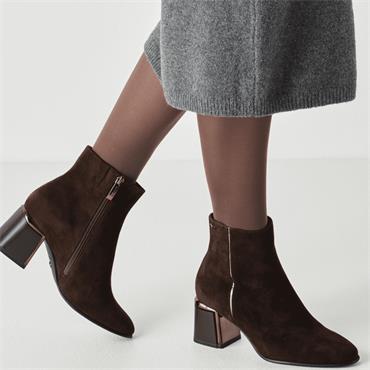 TAMARIS WOMENS ANKLE BOOT - MOCCA