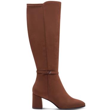TAMARIS WOMENS ZIP HIGH LEG BOOT - MUSCAT SUEDE