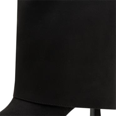 TAMARIS WOMENS COMFORT HIGH LEG BOOT - BLACK