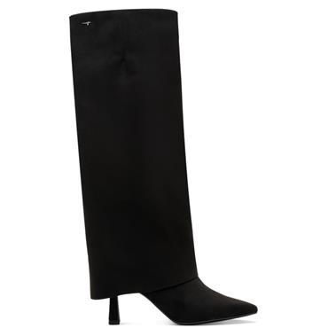 TAMARIS WOMENS COMFORT HIGH LEG BOOT - BLACK
