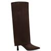 TAMARIS WOMENS COMFORT HIGH LEG BOOT - MOCCA