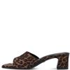 TAMARTIS WOMENS LOW HEEL SANDAL - ANIMAL PRINT