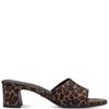 TAMARTIS WOMENS LOW HEEL SANDAL - ANIMAL PRINT