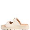 TAMARIS WOMENS BUCKLE STRAP SANDAL - IVORY LEATHER