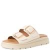 TAMARIS WOMENS BUCKLE STRAP SANDAL - IVORY LEATHER