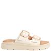 TAMARIS WOMENS BUCKLE STRAP SANDAL - IVORY LEATHER