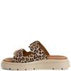 TAMARIS WOMENS BUCKLE STRAP SANDAL - LEOPARD