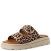 TAMARIS WOMENS BUCKLE STRAP SANDAL - LEOPARD