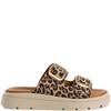 TAMARIS WOMENS BUCKLE STRAP SANDAL - LEOPARD