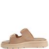 TAMARIS WOMENS BUCKLE STRAP SANDAL - TAUPE NUBUCK