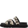 TAMARIS WOMENS STRAP SANDAL - ANIMAL PRINT
