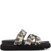 TAMARIS WOMENS STRAP SANDAL - ANIMAL PRINT