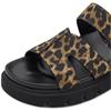 TAMARIS WOMENS STRAP SANDAL - LEOPARD ANIMAL PRINT