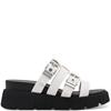 TAMARIS WOMENS WEDGE STRAP SANDAL - WHITE