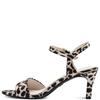 TAMARIS WOMENS ANKLE STRAP SANDAL - LEOPARD ANIMAL PRINT